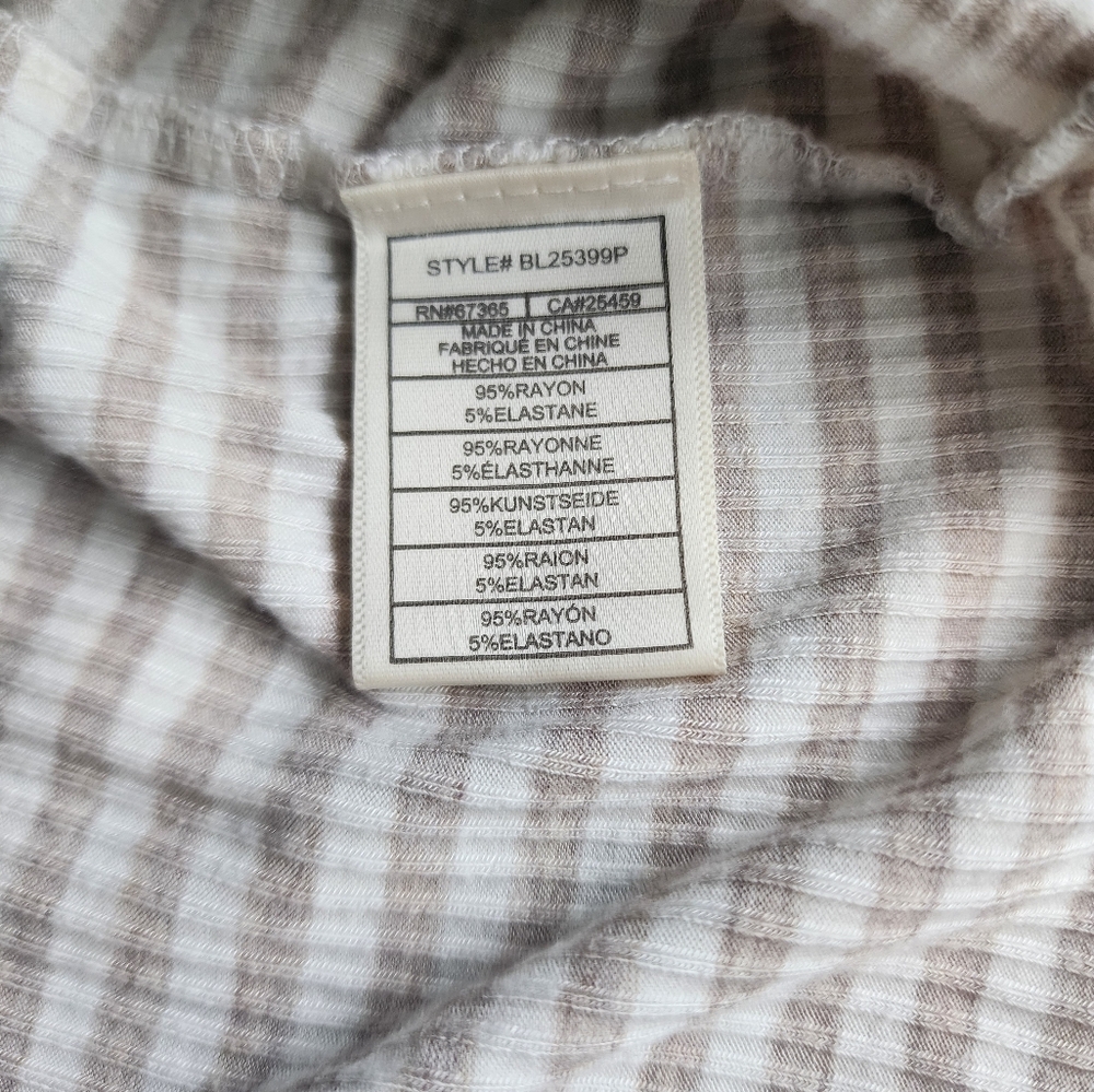 Striped Neutral Tank 1X - Picture 8 of 9